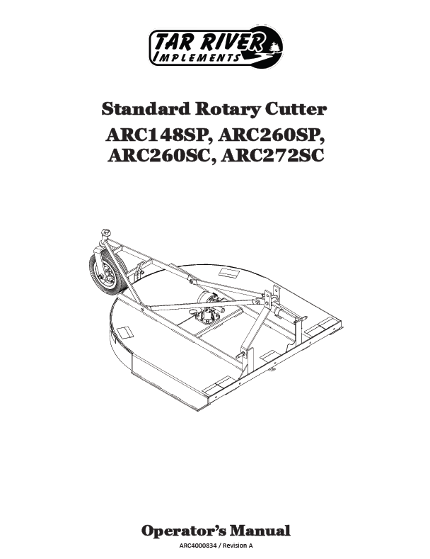 ARC Standard Rotary Cutter Manual