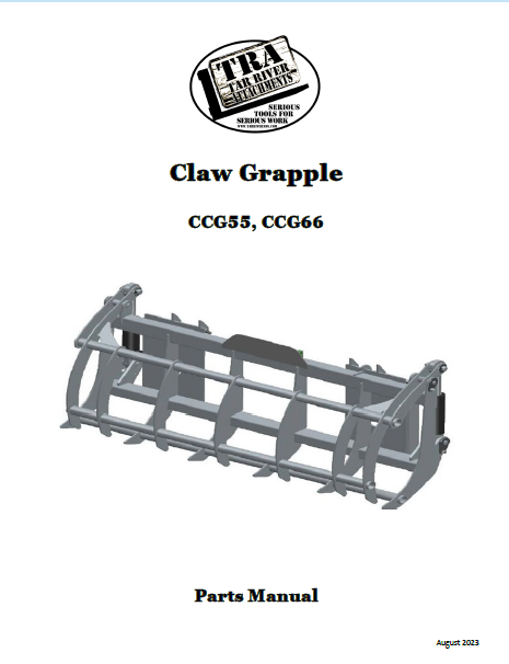 Grapple CCG Series Parts Manual 