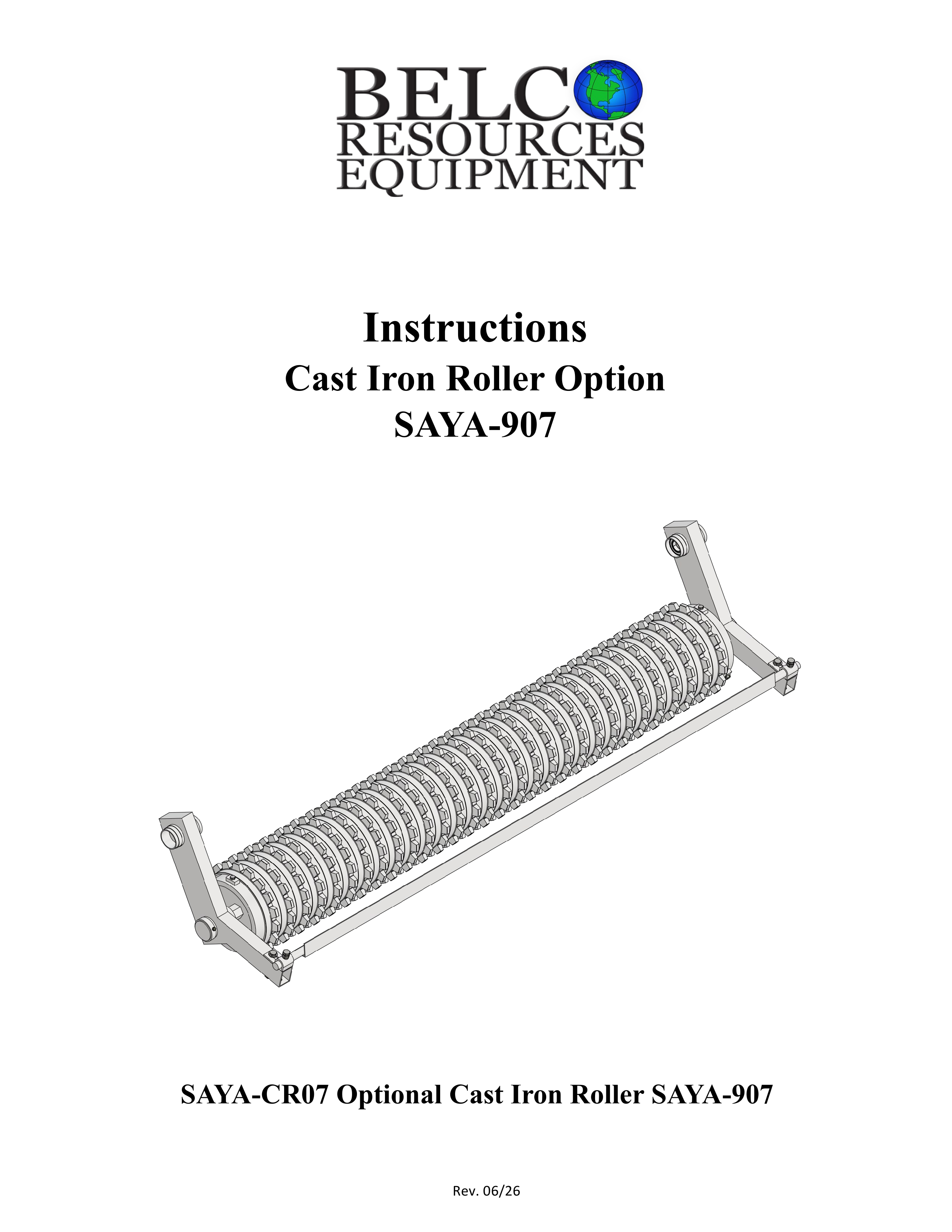 Cast Iron Roller SAYA-907