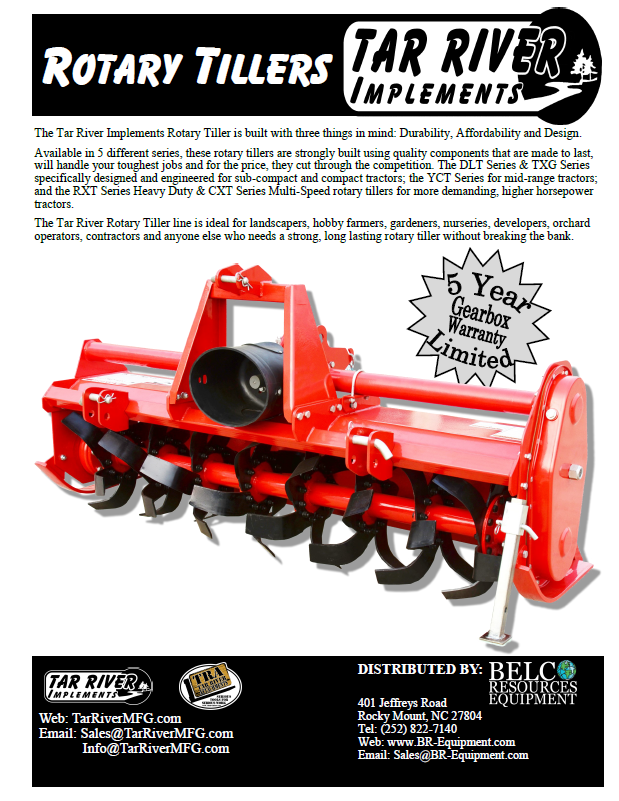 Rotary Tiller Literature 