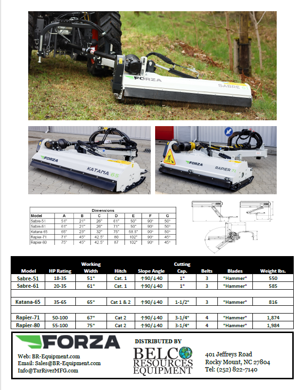 Forza Line Literature 