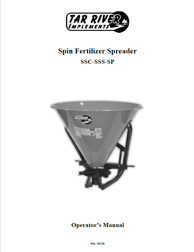 SSC-SSS-SP Spreaders Manual 
