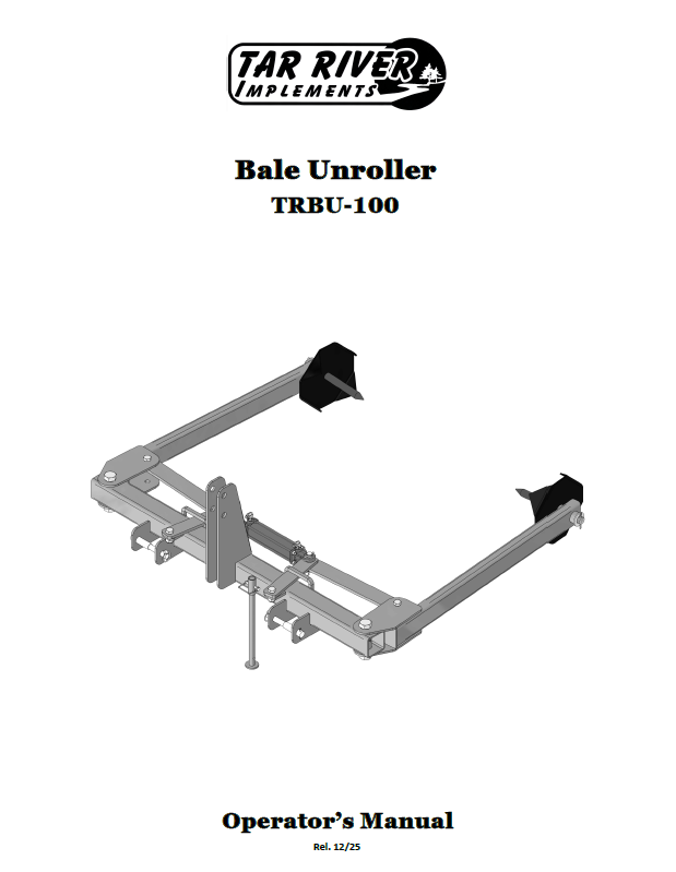 TRBU-100 Bale Unroller Manual 