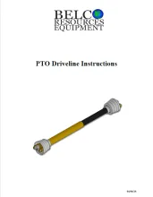 Driveline Instructions Manual 